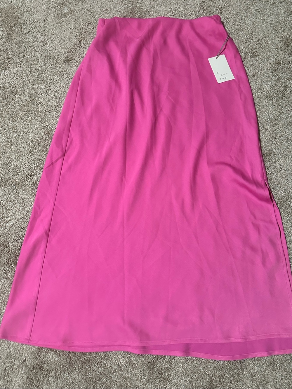 NWT A New Day Satin Slip Skirt